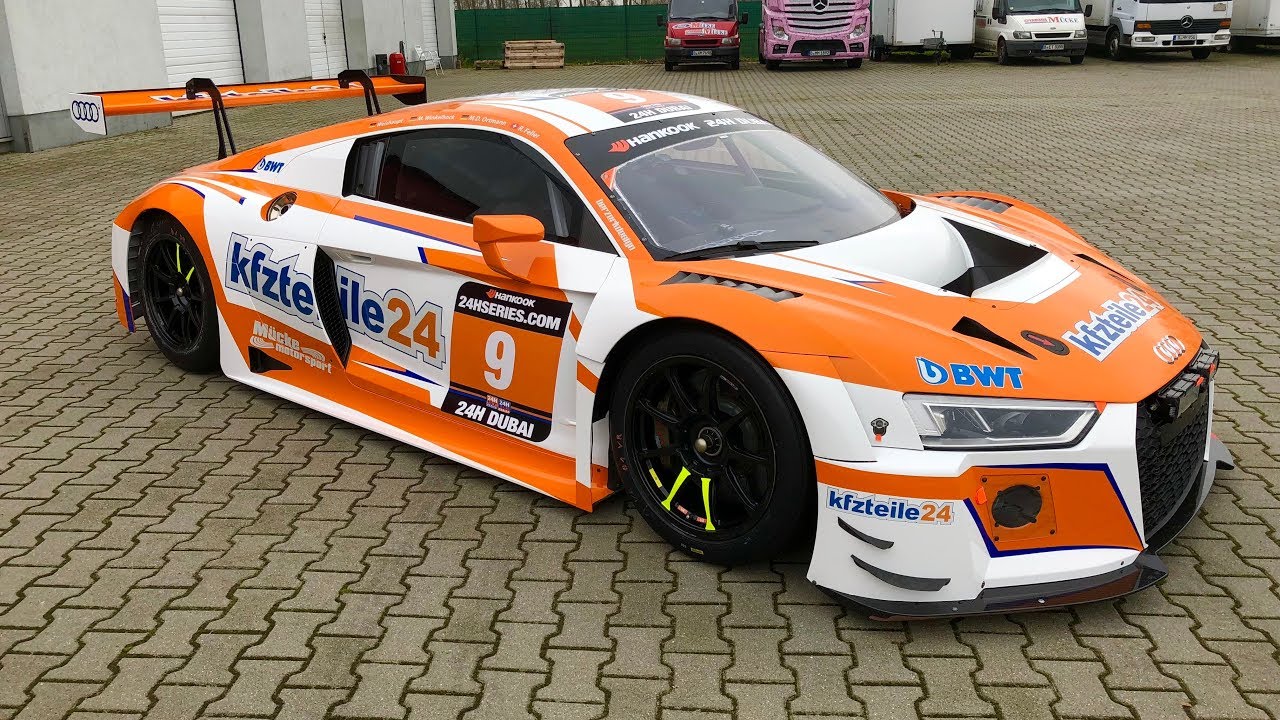 Audi R8 LMS Car Wrapping - 24H Dubai 2018 - Mücke Motorsport