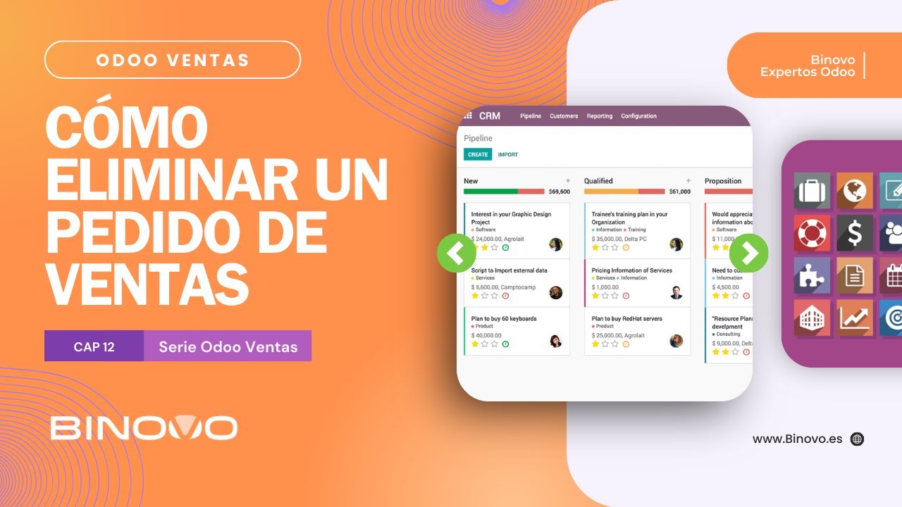ODOO Ventas | Tutorial 12 📌 Cómo eliminar un pedido de ventas en Odoo