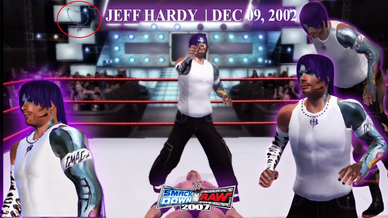 Jeff Hardy | DEC 09, 2002 | WWE SVR 2007 XBOX360 MOD