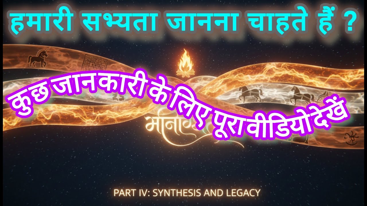 भारतीय इतिहास - भाग 5 (सिंधु वैदिक पुल IV-संश्लेषण और विरासत)