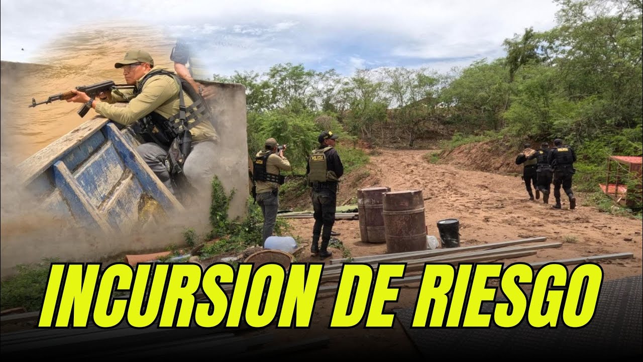 ENFRENTAMIENTO, entre Policia y Banda delictiva, termina en INCURSION por rio para capturarlos