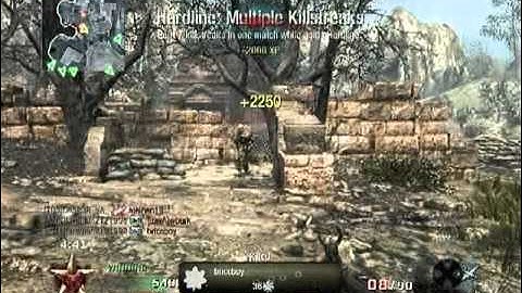 Call Of Duty: Black Ops MP5K TRIPLE KILL