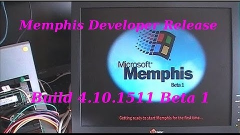 Microsoft Memphis Developer Release [Build 4.10.1511 Beta 1]