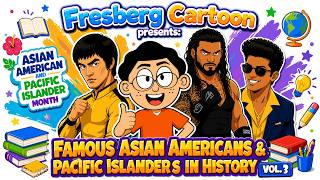 Bruce Lee, Bruno Mars & Roman Reigns for Kids! | AAPI Stars Who Changed Entertainment Forever