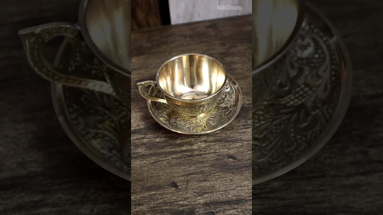 Brass Cup & Saucer 