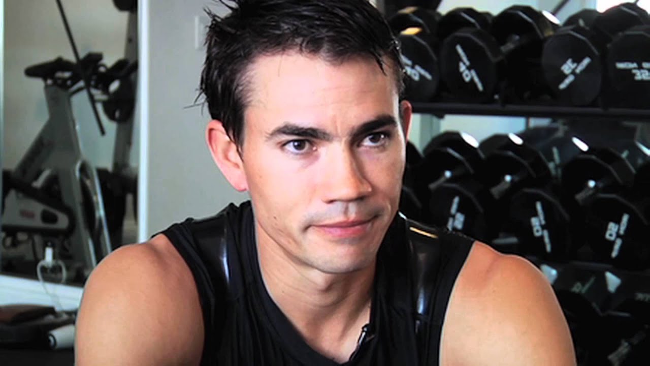 Working out with Camilo Villegas