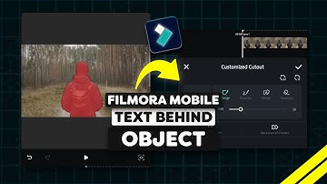 Text Behind Object On Filmora Mobile