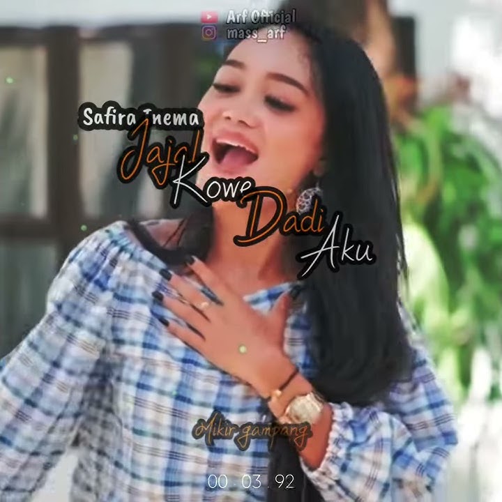 Story Wa Safira Inema - Jajal Kowe dadi aku
