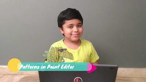 2 minute scratch Jr Recipe - Making patterns in paint editor