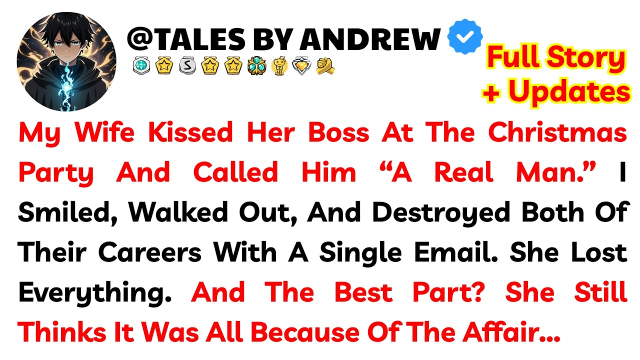 My Wife Kissed Her Boss At The Christmas Party And Called Him “A Real Man.” I Smiled, Walked Out...