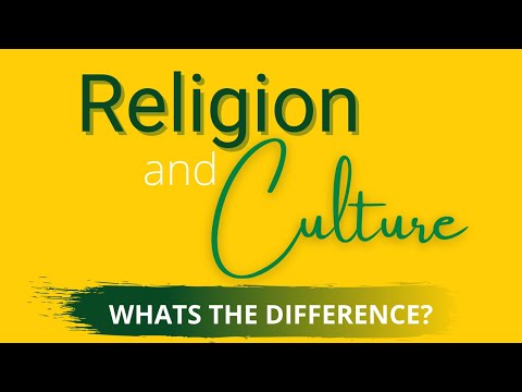 Religion and Culture - What&rsquo;s the Difference? | MDU Video