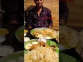 my friend eating in biriyani,in Kurnool #food