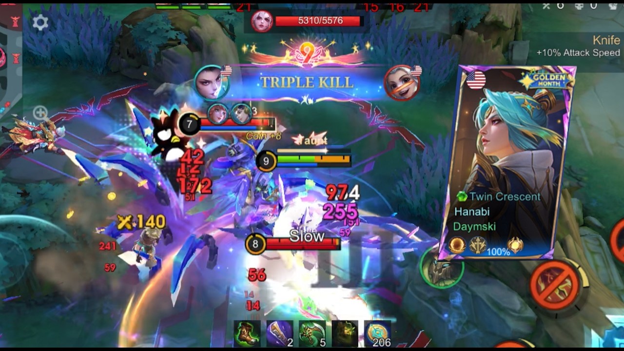 HANABI 白夜final HANABI EZ GAME CRITICAL BRUTAL META TOP GLOBAL??? | RANKED TO