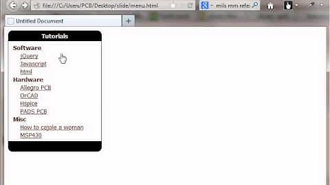 collapsable submenu using jQuery