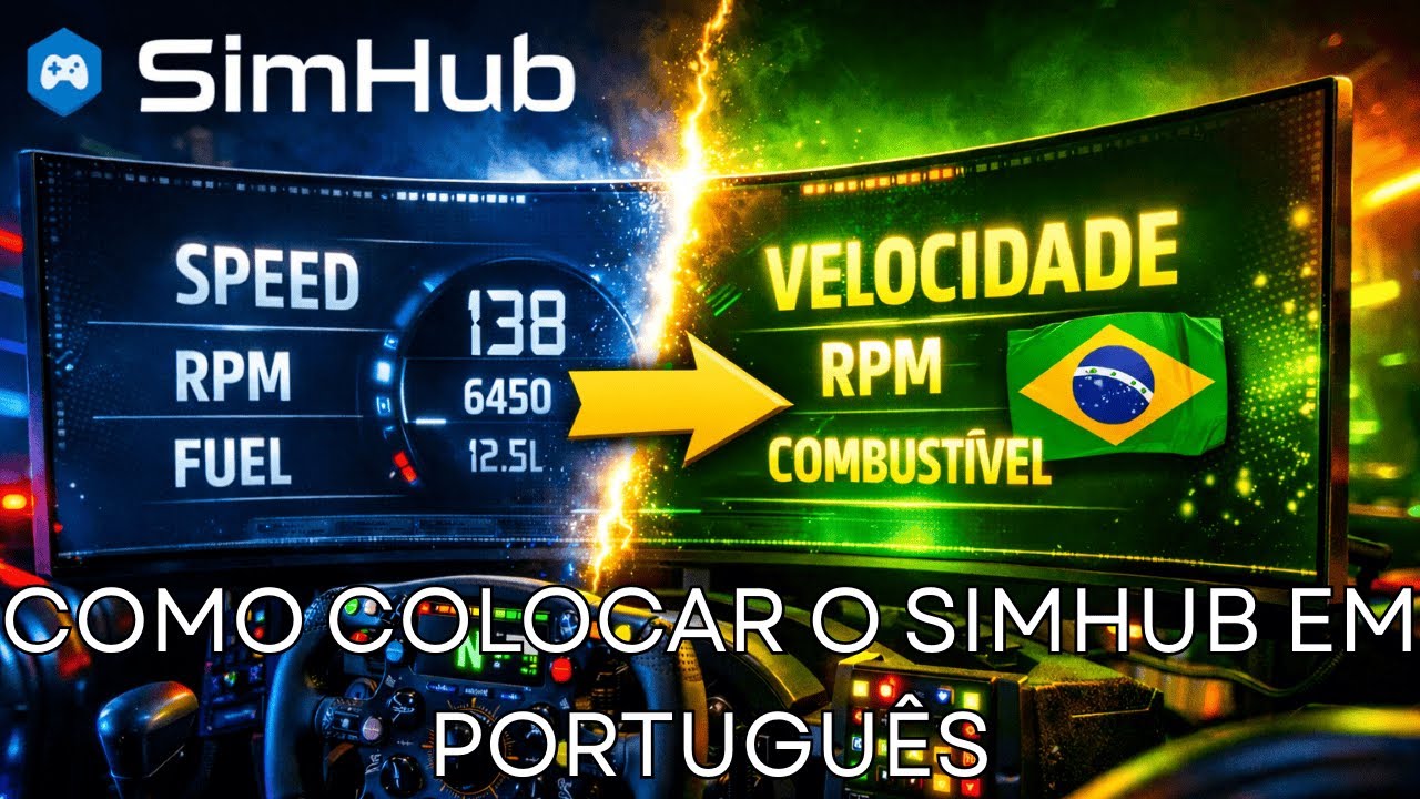 Como Colocar o SimHub em Português (PT-BR) - Tutorial Rápido