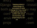 What is Virtual Environment in Python? (Beginner Guide) #coding #python #youtubeshorts
