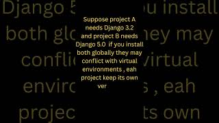 What is Virtual Environment in Python? (Beginner Guide) #coding #python #youtubeshorts