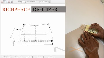 Unlocking the Magic: Richpeace Digitizer in Action for Pattern Making!