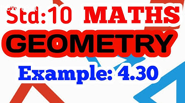 Std 10 Geometry (Example 4.30)