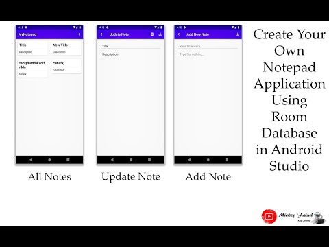 Notepad Android Application using RoomDatabase in android studio part 6   Delete Note