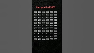 Take this focus test | Can you find 333? pls subscribe #shorts #ytshortsvideo #iq