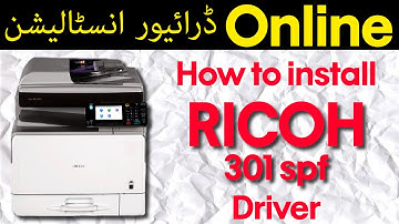RICOH Aficio 301 spf Driver Download and Driver Installation | Copier.Pk