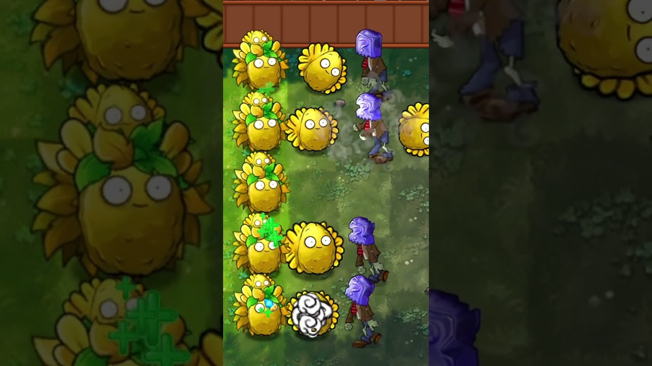 PVZ Fusion | 5 Twin Solar Nut VS 5 Obsidian Blind Box Zombie 