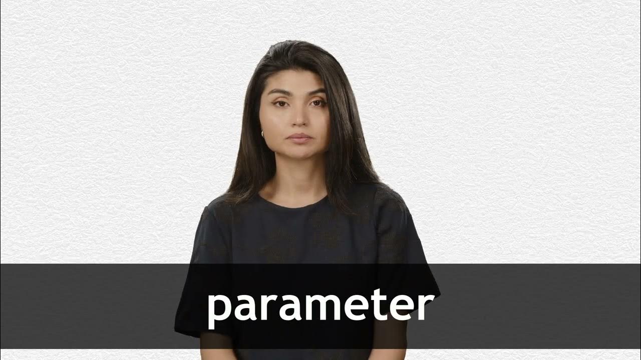 How to pronounce PARAMETER in American English YouTube