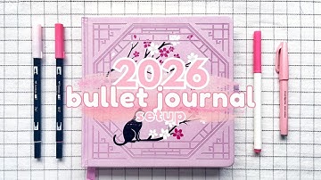🌺 2026 BULLET JOURNAL SETUP 🌺 Simple & Easy Plan With Me