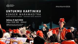 UNTUKMU KARTINIKU' WARAWADITRA: Women Orchestra Concert - Yogyakarta Royal Orchestra