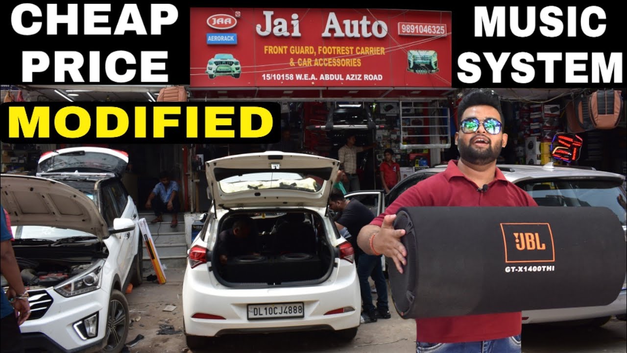MODIFIED HYUNDAI I20 INSTALLED NEW LOUDEST MUSIC SYSTEM KAROL BAGH