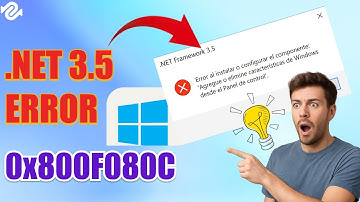⭐ [SOLUCIÓN 2026] .NET Framework 3.5 : Error 0x800F080C en Windows 10/11