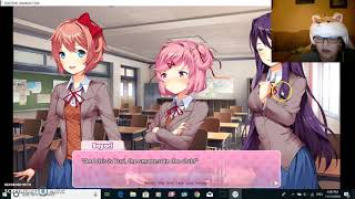Doki doki literature club ep 1/ Nice milk bottle!