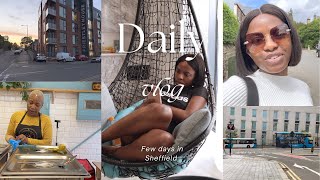 Travel vlog - LIVING ALONE DIARIES; A FEW DAYS IN SHEFFIELD UK | MEETING A TIKTOK FRIEND FOR THE FIRST TIME | BWWM