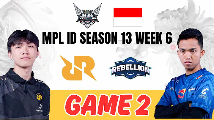 RRQ HOSHI vs REBELLION ESPORTS GAME 2 | MPL ID SEASON13 | RRQ VS RBL | WEEK 6 DAY 3