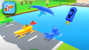 Shape-shifting 🚗🚲🚤 all levels walkthrough gameplay android iOS #34