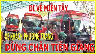 TRAVELING TO THE WEST THE PHUONG TRAM PASSENGER CAR STOPS AT CAI BE TIEN GIANG