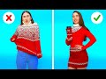 ARTESANÍAS Y TRUCOS ÚTILES PARA LA ROPA INVERNAL||8 Ideas para atuendos de invierno