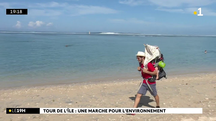 Léo Sacré, un jeune papa, a entamé un tour de La Réunion à pied avec son bébé, Pio, 1 an.