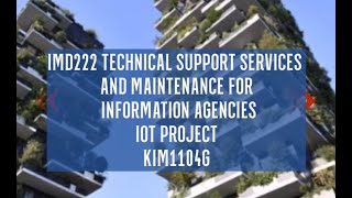 IMD222 COURSEWARE DEVELOPMENT IOT PROJECT : TEMPERATURE AND HUMIDITY SENSOR