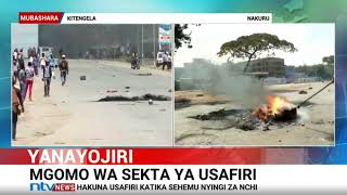 Kitengela: Protesters take to the street over increase in fuel prices