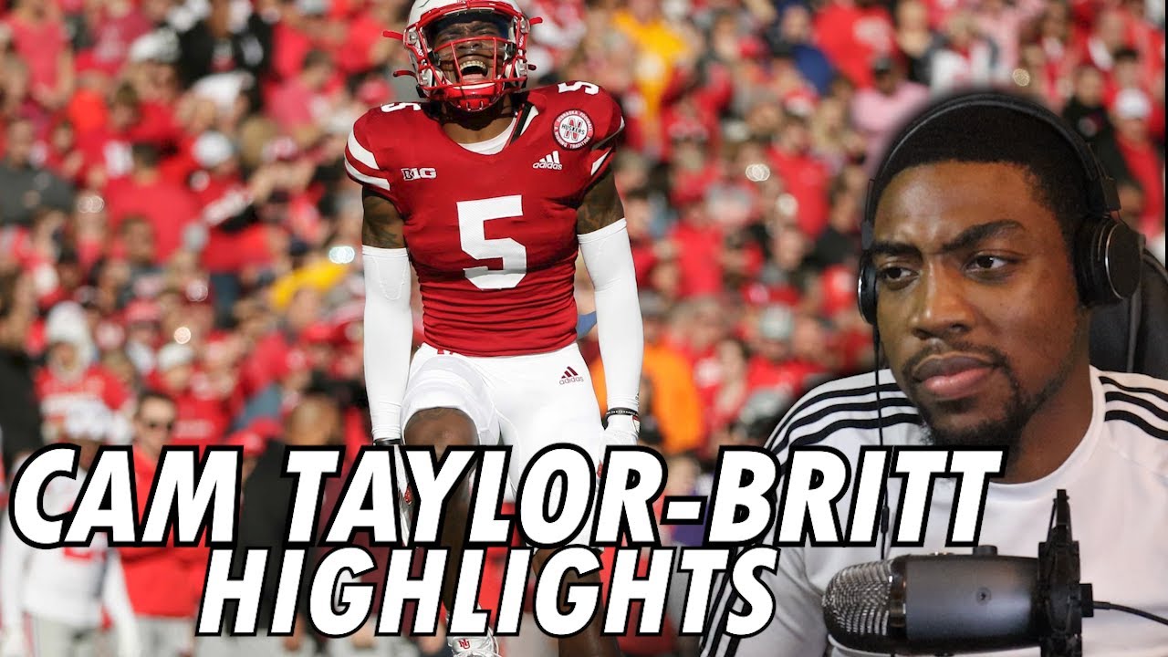 Cam Taylor-Britt (CB | Cincinnati Bengals) Nebraska Highlights REACTION