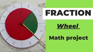 Maths working Model |Maths TLM|Math fractions working model |maths projects