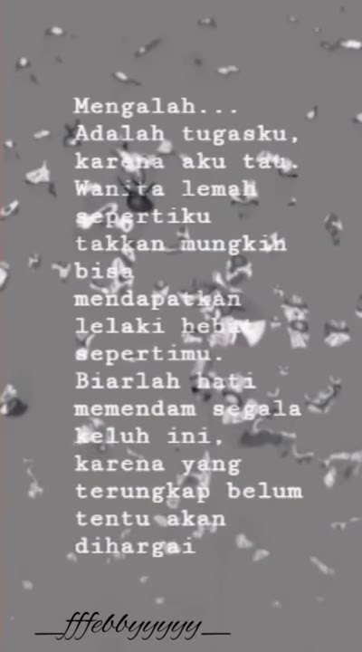 Story Wa cuplikan lagu 'mantan terindah' Reza re.