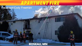 Friday Apartment Fire In Roseau, Minnesota