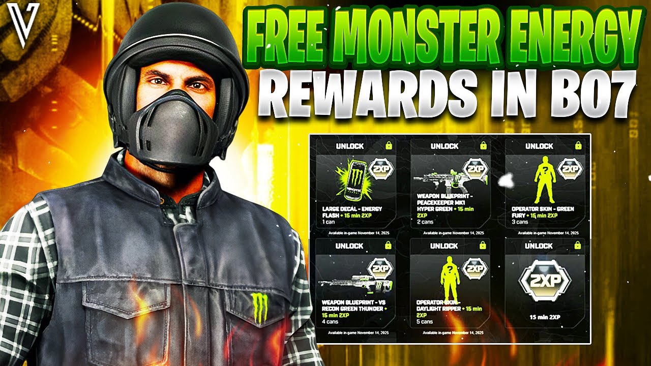 Bo7 x Monster Energy! (FREE SKIN TO UNLOCK RIGHT NOW!) - YouTube
