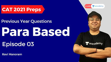 Previous Year Questions | Para Based Questions | VARC Preparation for CAT