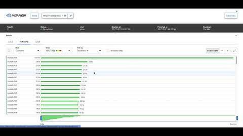 Metaflow GUI for monitoring machine learning workflows
