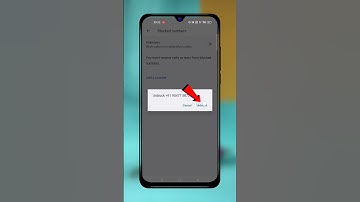 Blocked number ko unblock kaise kare 😐 How to unblock on phone #blocknumber