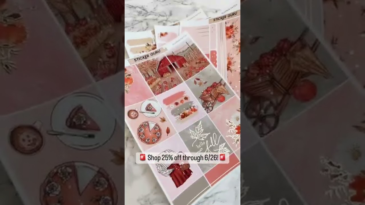 5 NEW Foiled Planner Sticker Kits! 3 Fall Kits + 2 More Kits!